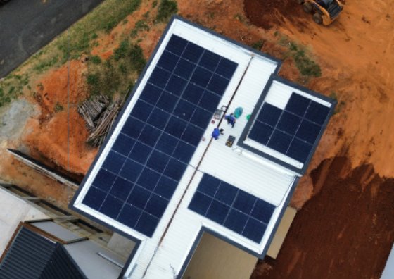 Energia solar propriedade rural